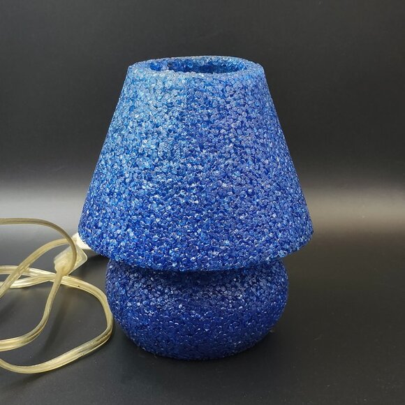 Mushroom Shaped Jelly Popcorn Lamp Blue - Picture 1 of 7